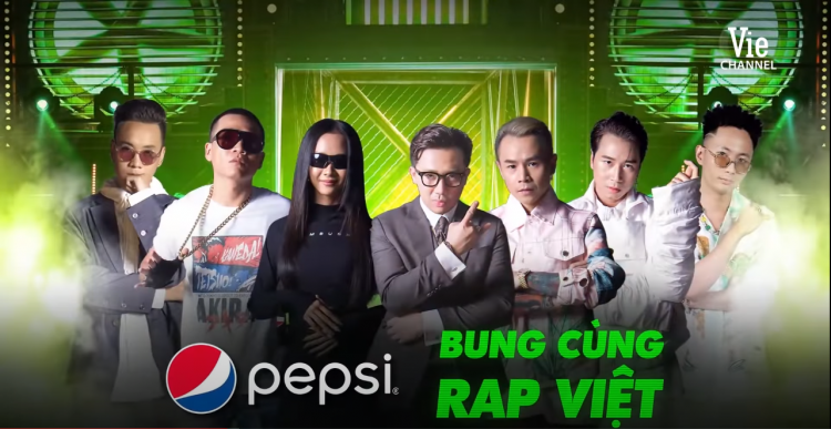 Pepsi đồng hành cùng Rap Việt tạo nên tiếng vang trong cộng đồng 